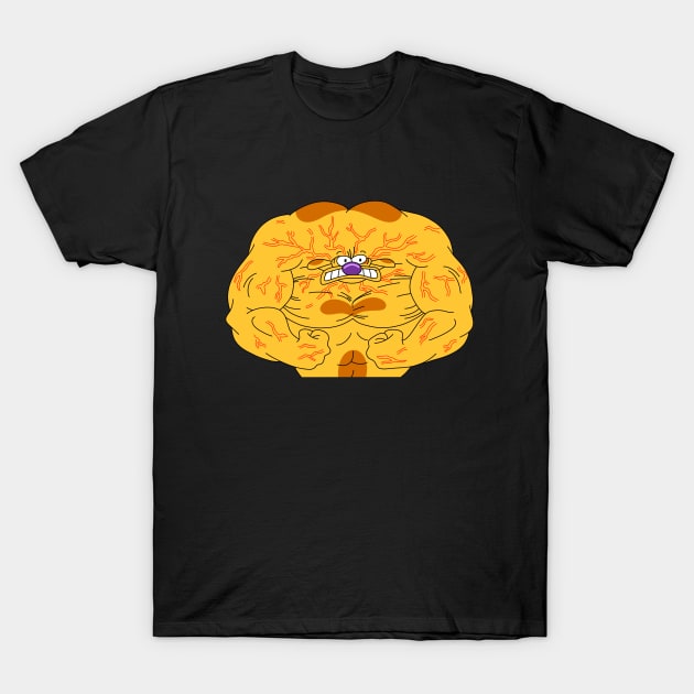 Muscular Catdog T-Shirt by cariespositodesign